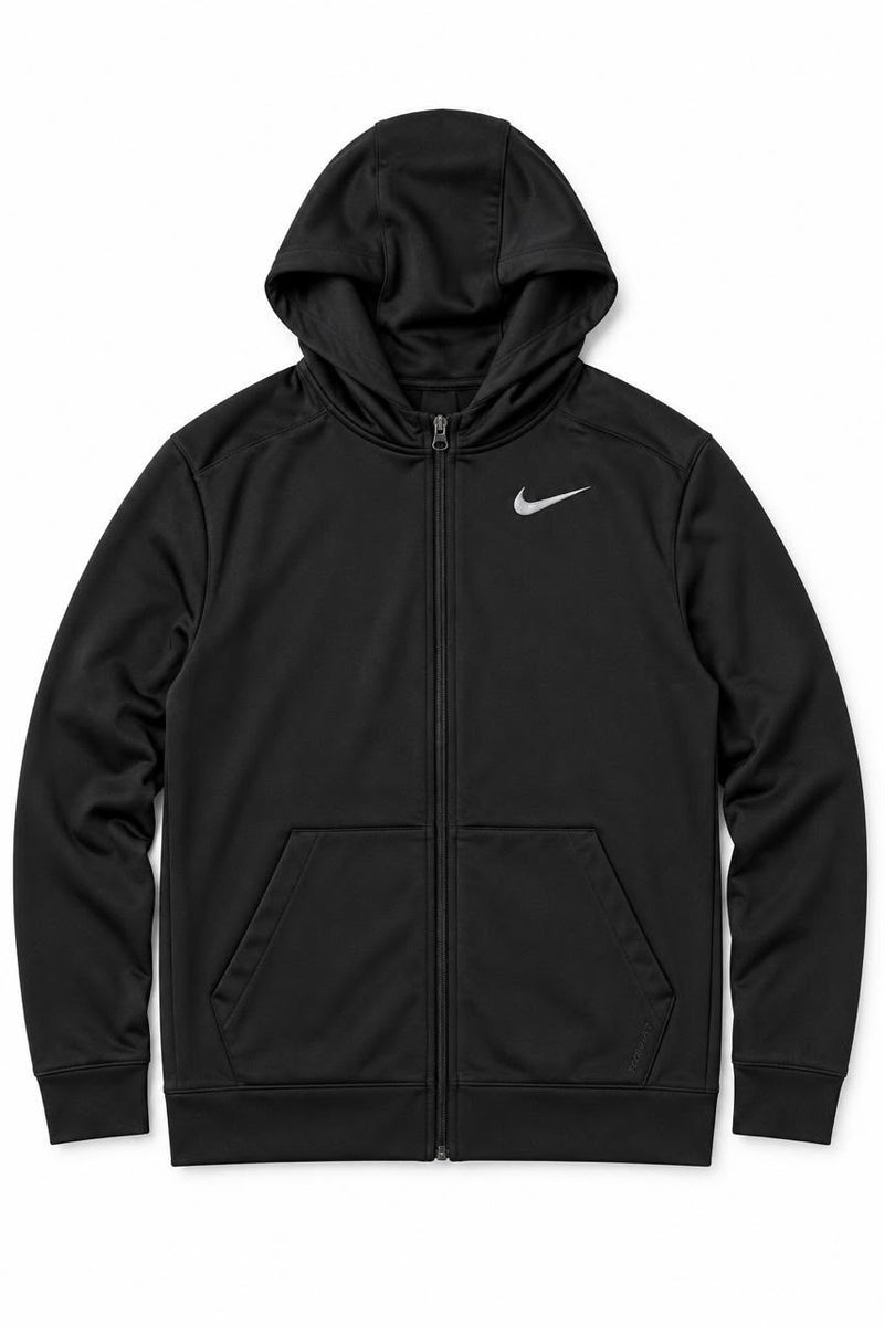 Nike Black Zip Hoodie, Medium