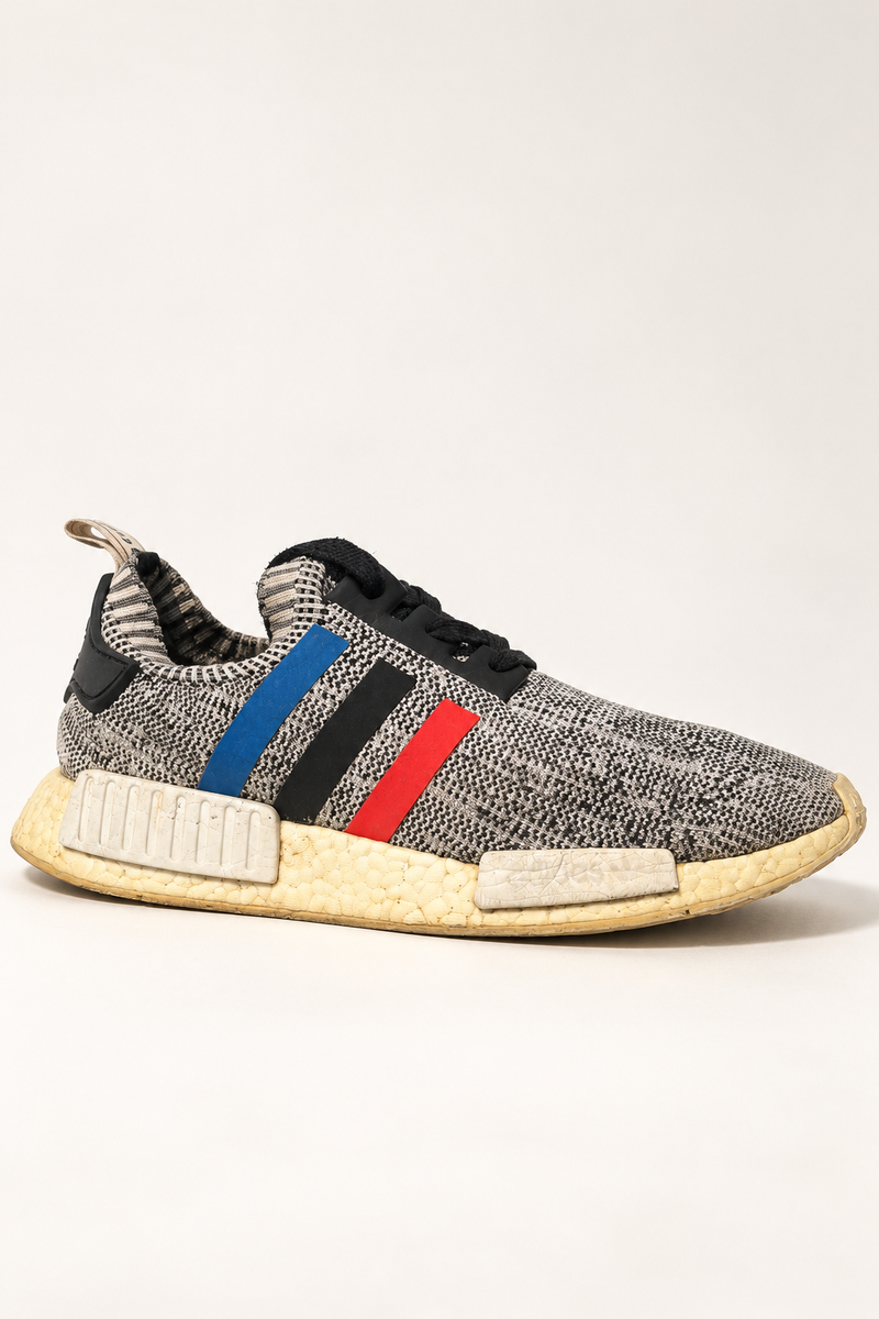 Adidas Tricolour Stripe Knit Sneakers, UK 9