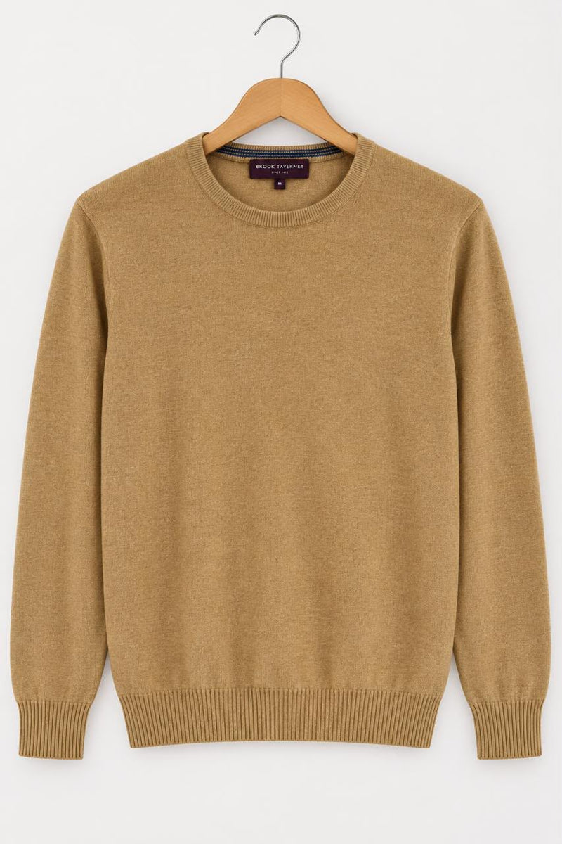 Brook Taverner Skin Crew Neck Sweater, Medium
