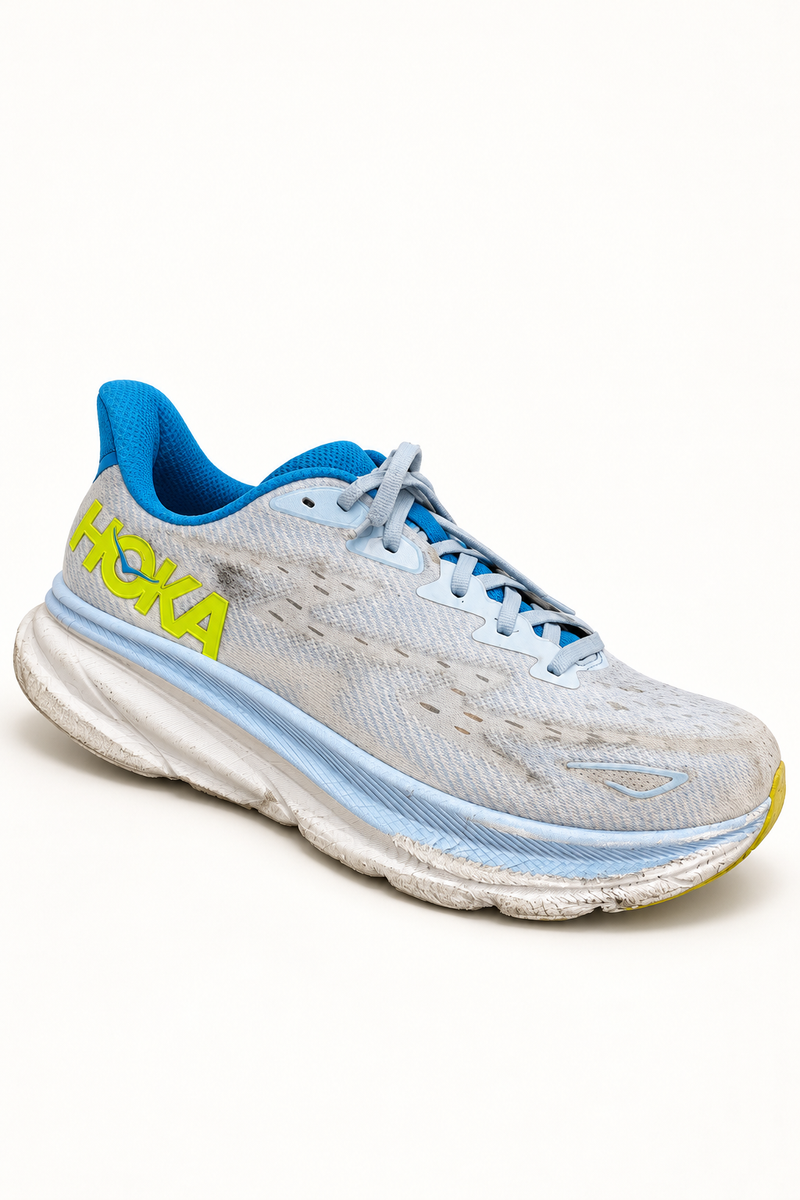 Hoka Light Blue Running Shoes, UK 12