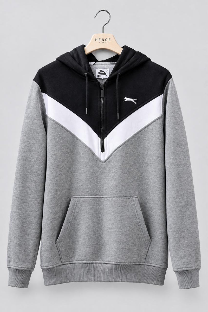 Slazenger Quarter Zip Hoodie, Large
