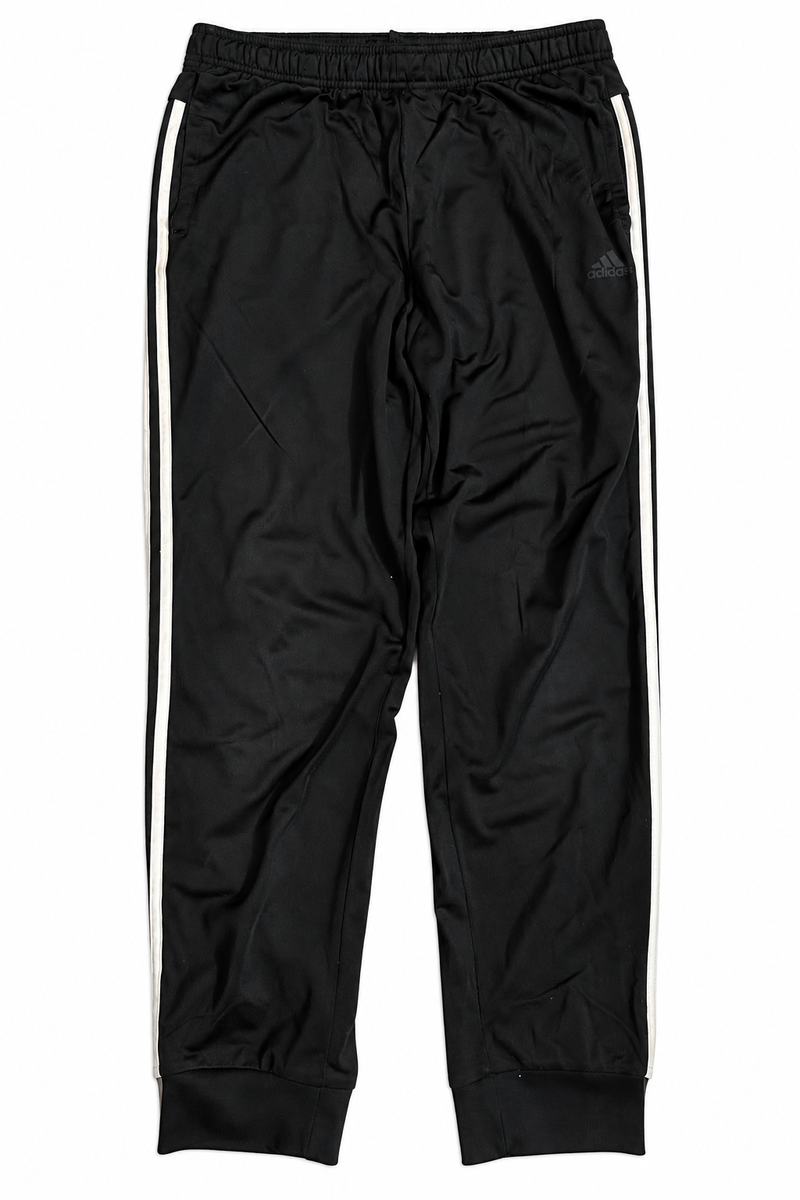 Adidas Black Side Stripe Joggers | Large