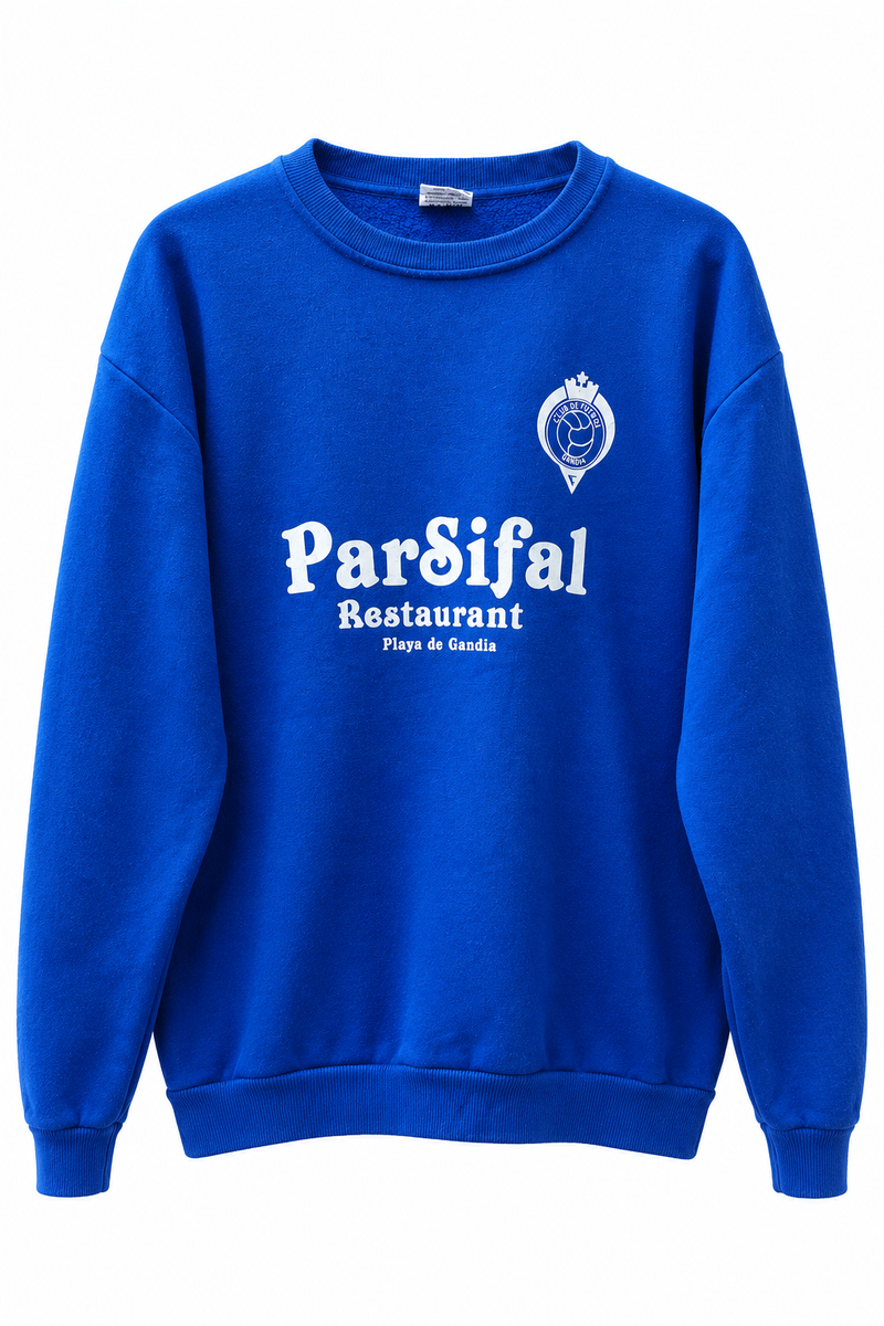 Gandia FC Blue Parsifal Graphic Sweatshirt | XL