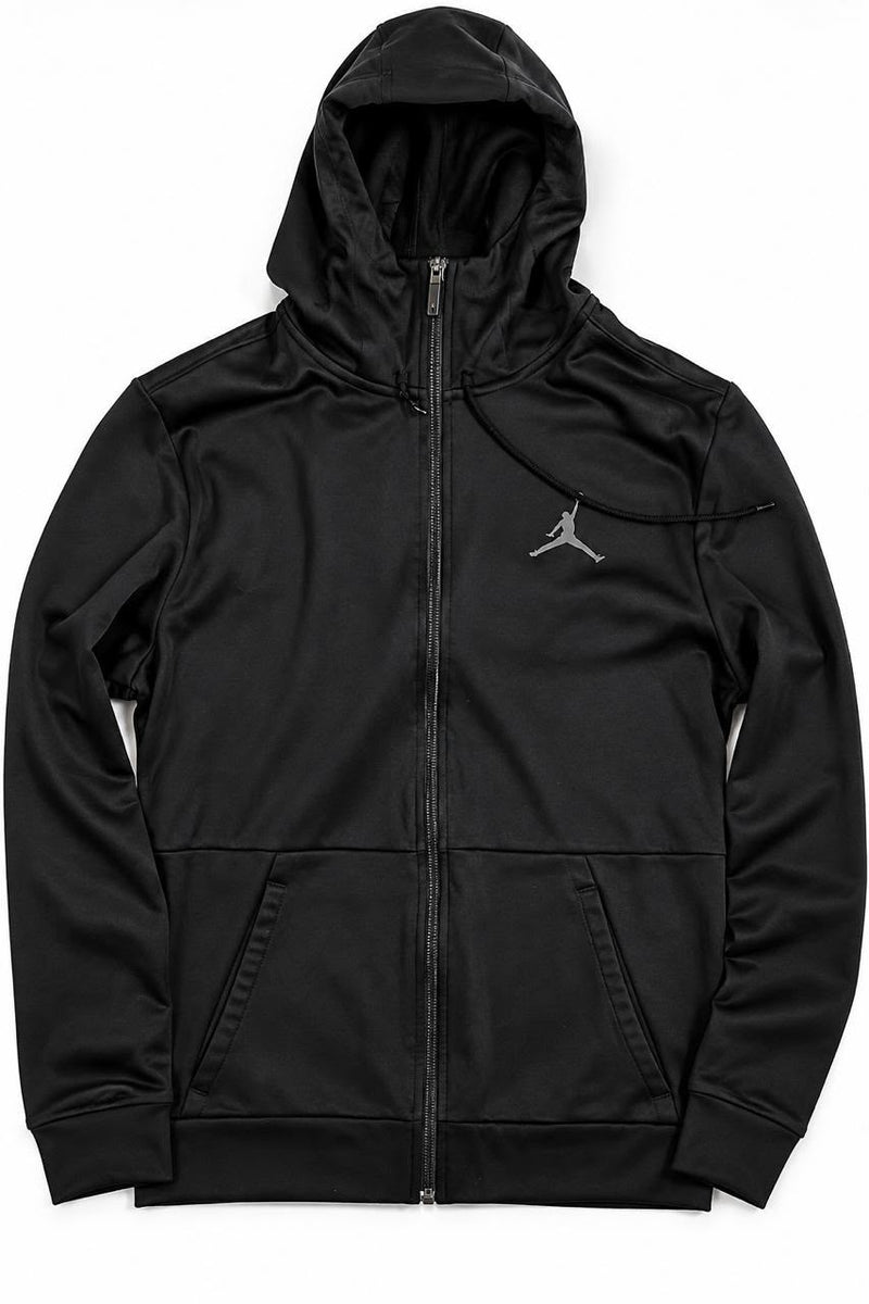 Air Jordan Black Zip Hoodie, Medium