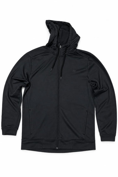 Russell Zip-Up Hoodie Black, Extra Large