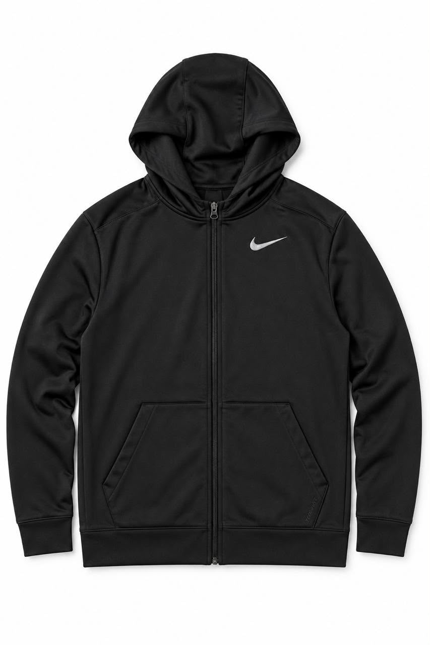 Nike Black Zip Hoodie, Medium