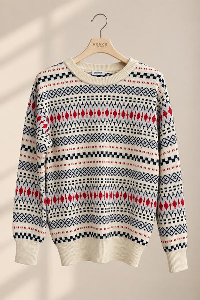 Jicrative Fair Isle Sweater, Medium