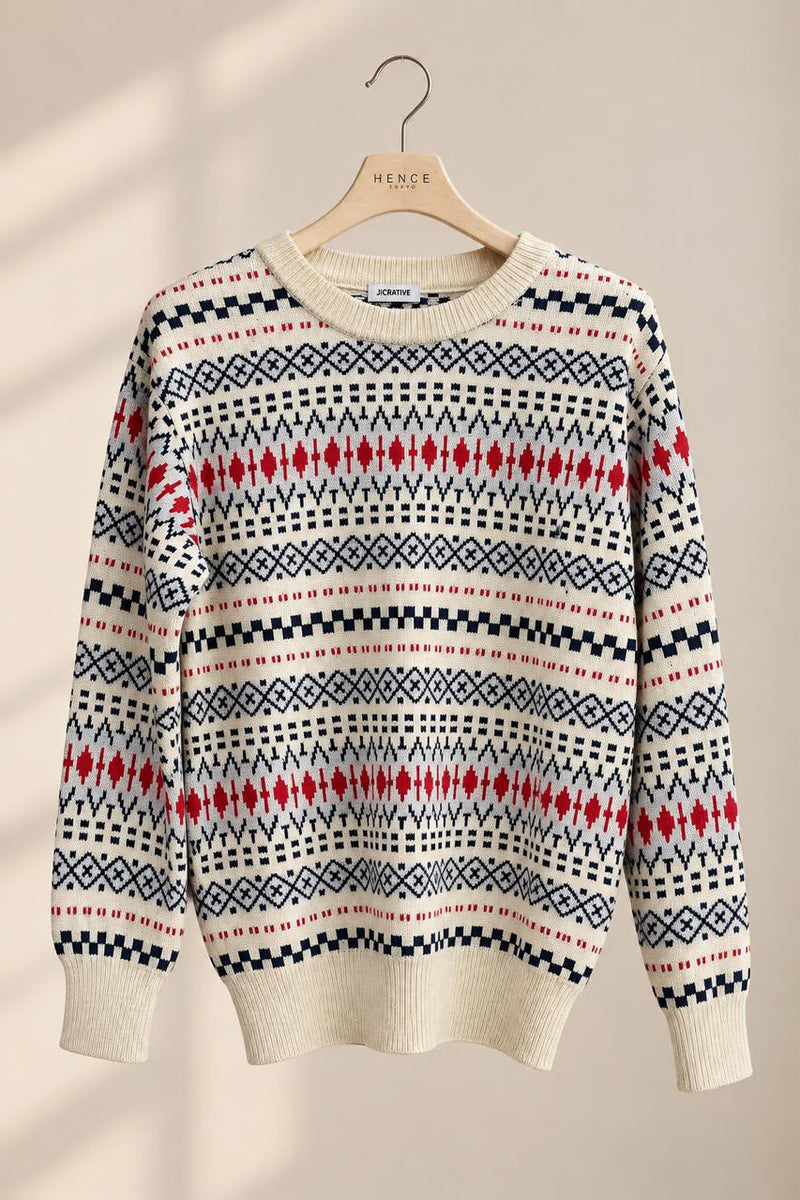Jicrative Fair Isle Sweater, Medium