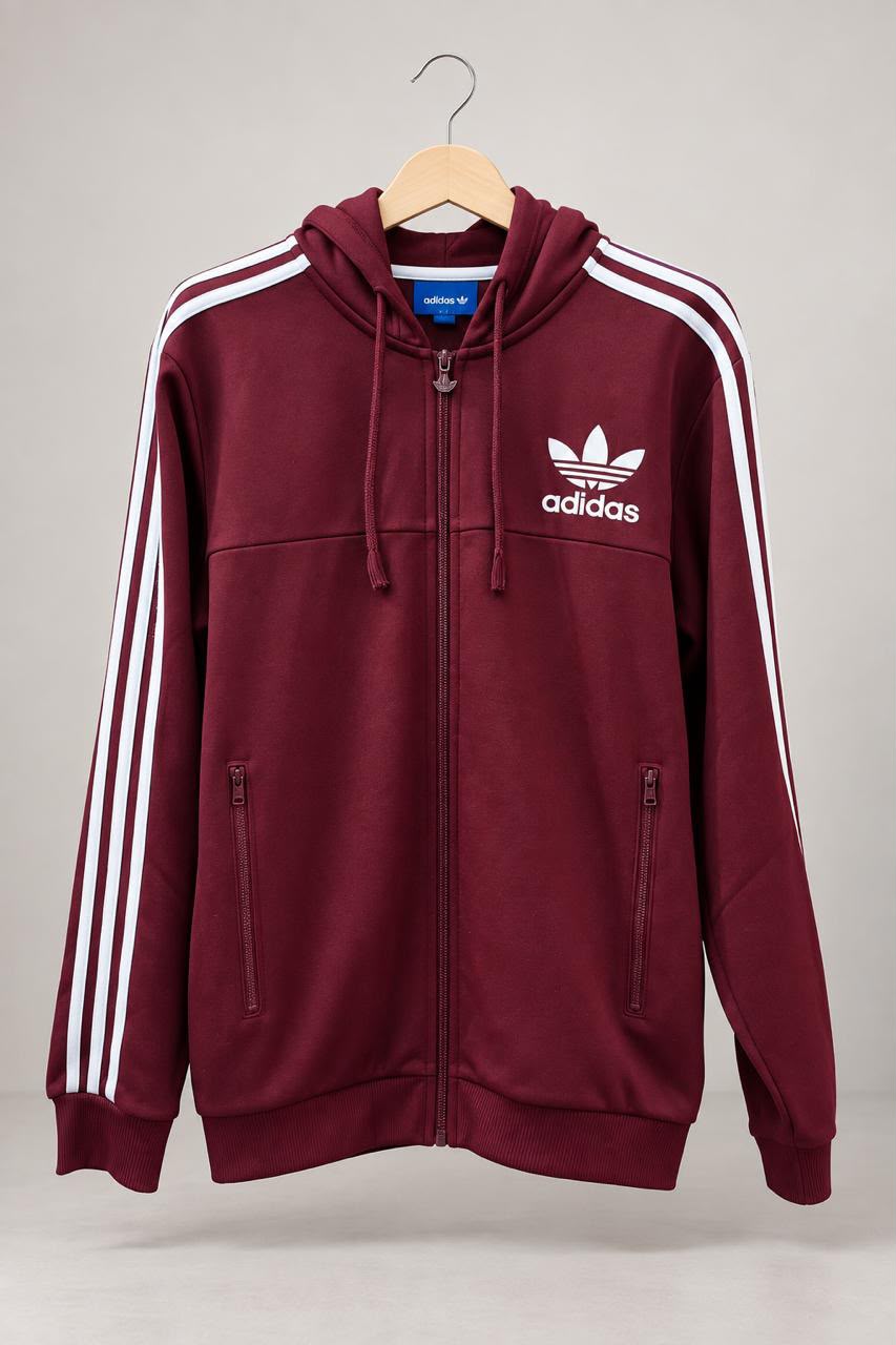Adidas Zip Hoodie, Medium