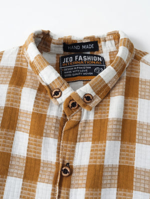 JEO Fashion International Men's Button Down