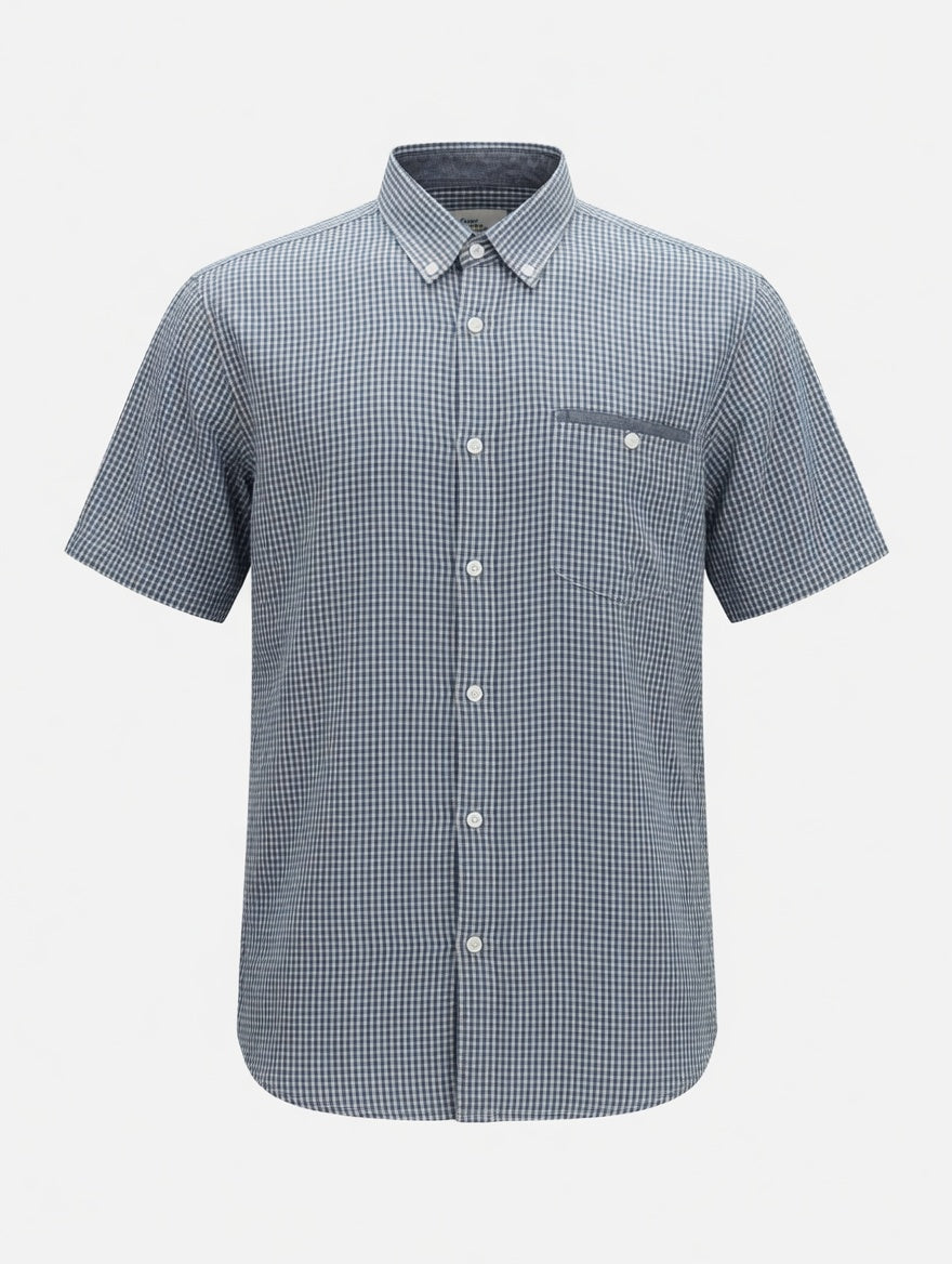 Cedar Wood State Men's Black White Gingham