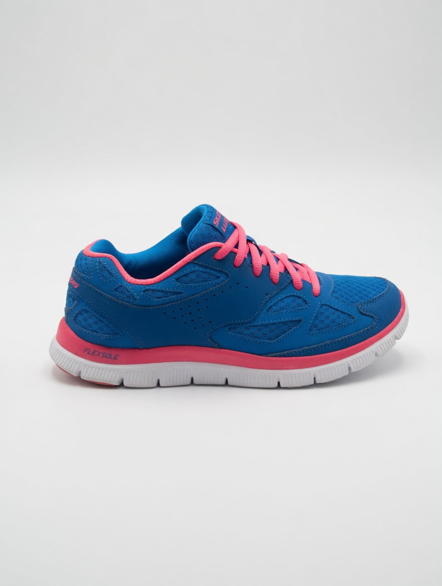 Skechers Blue Pink Running Shoes