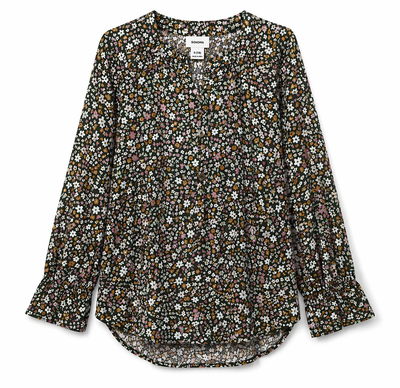 SONOMA Girls Floral Blouse, Age 7-8