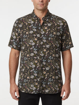 LuxHide Men's Floral Short Sleeve