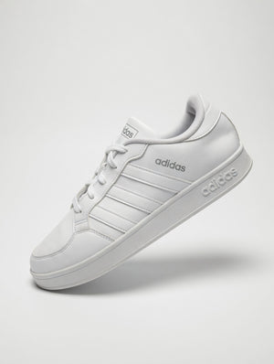Adidas White Leather Sneakers