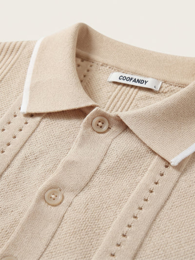 Coofandy Knit Polo, Large