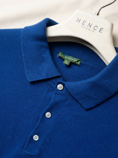 Royal Blue Polo Sweater, XL