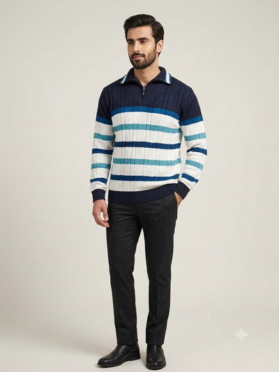 Impulso Quarter Zip Sweater, Medium