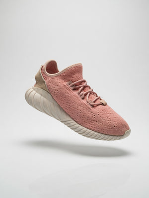 Adidas Pink Knit Running Shoes