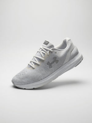 Under Armour White Charged Running Shoes