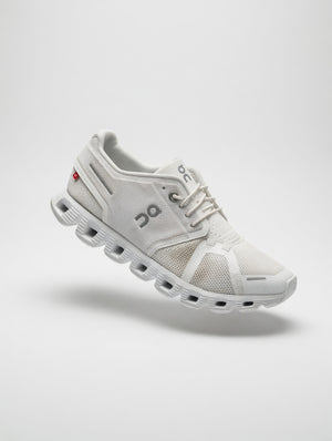 On Cloud White Running Shoes