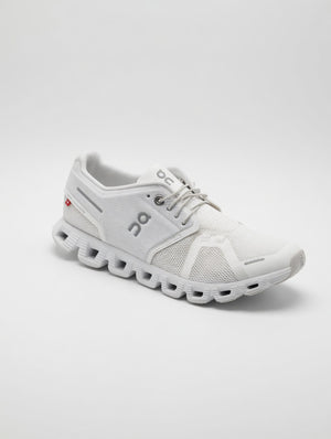 On Cloud White Running Shoes