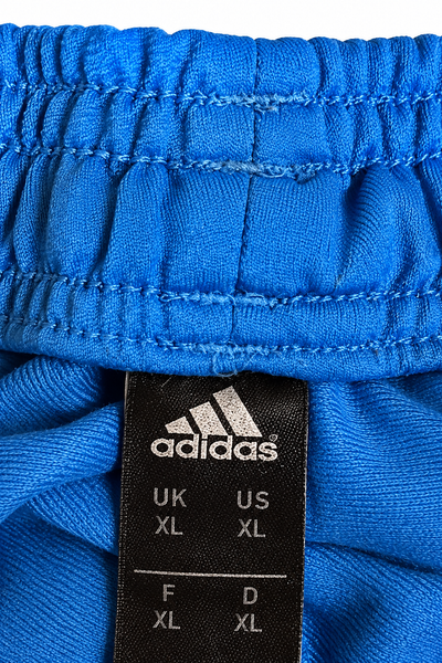 Adidas Blue Cuffed Stripe Track Trousers | XL