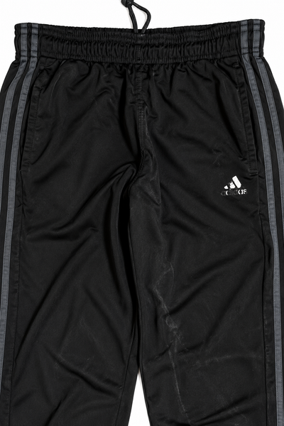 Adidas Black Tonal Stripe Track Trousers | Large