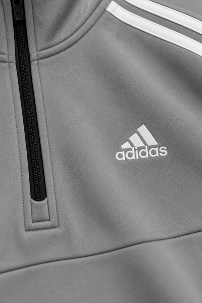 Adidas Grey Quarter Zip, Large