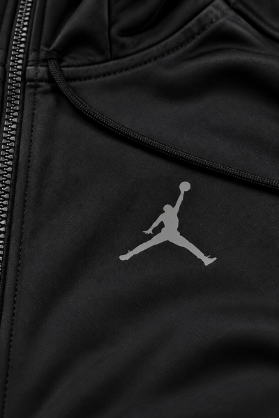 Air Jordan Black Zip Hoodie, Medium