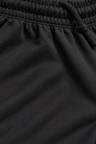 Black Baggy Drawstring Trousers | Large