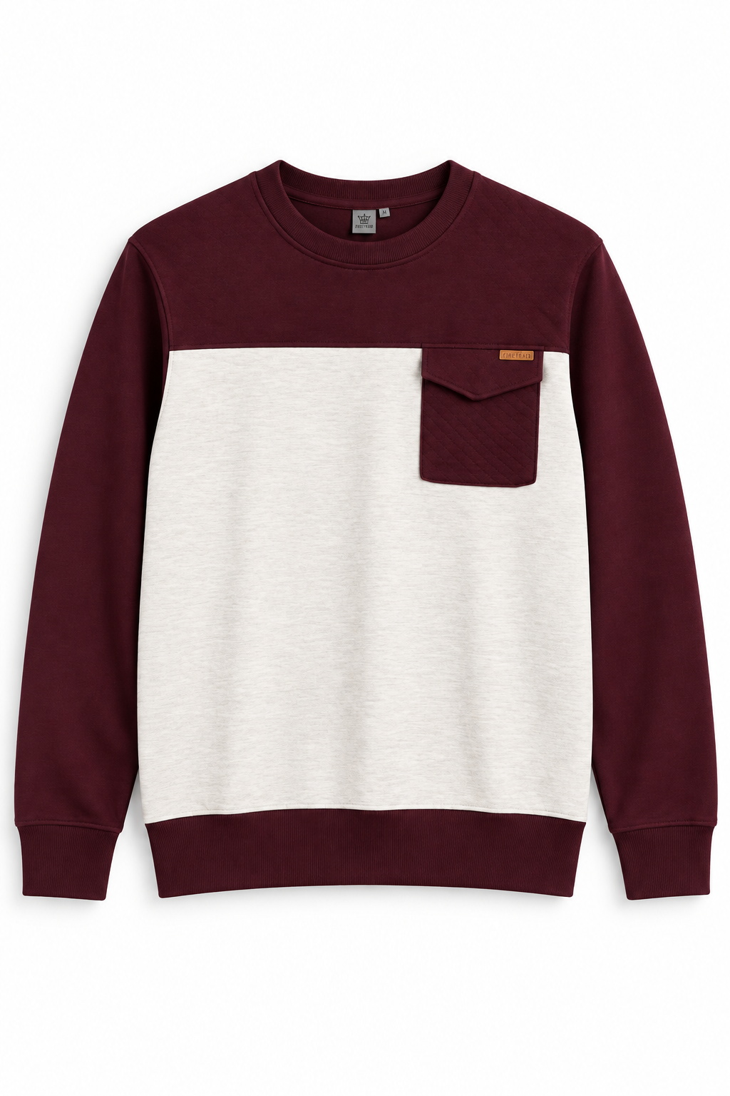Firetrap Burgundy Sweatshirt, Medium