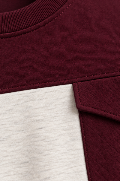 Firetrap Burgundy Sweatshirt, Medium