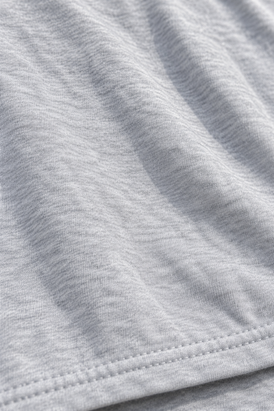 Light Grey Marl Baggy Trousers | Large