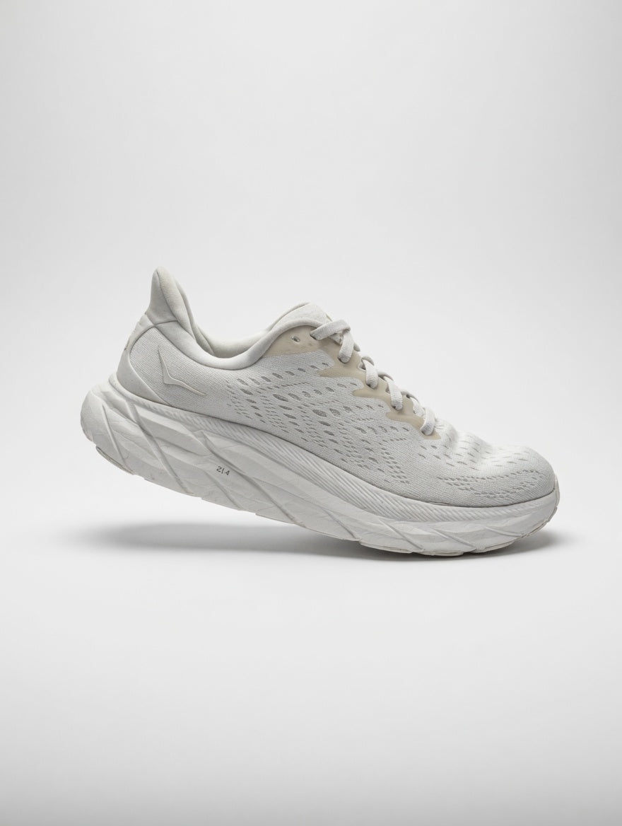 Hoka One-One White Running Shoes - B-Grade