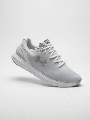 Under Armour White Charged Running Shoes
