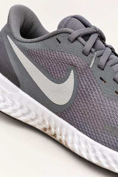 Nike Grey Mesh Running Shoes, UK 9
