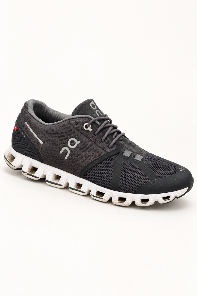 On Cloud Charcoal Running Shoes, UK 9.5