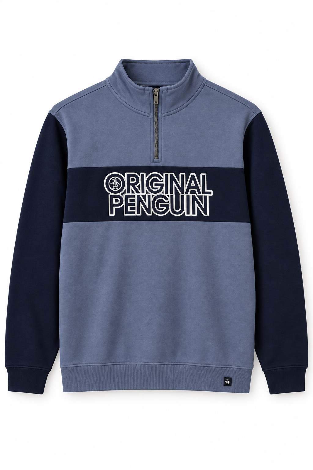 Original Penguin Quarter Zip Sweatshirt, Medium