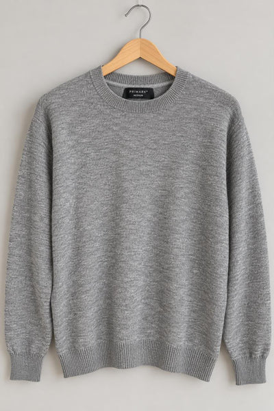 Primark Grey Crew Neck Sweater, Medium