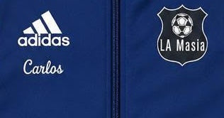 Adidas LA MASIA Track Jacket Navy, Medium