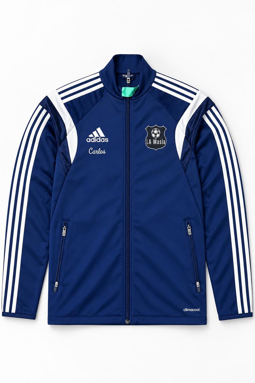 Adidas LA MASIA Track Jacket Navy, Medium