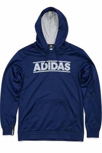 Adidas Logo Pullover Hoodie Navy, Medium