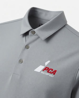 PGA Tour Men's Gray Performance Polo