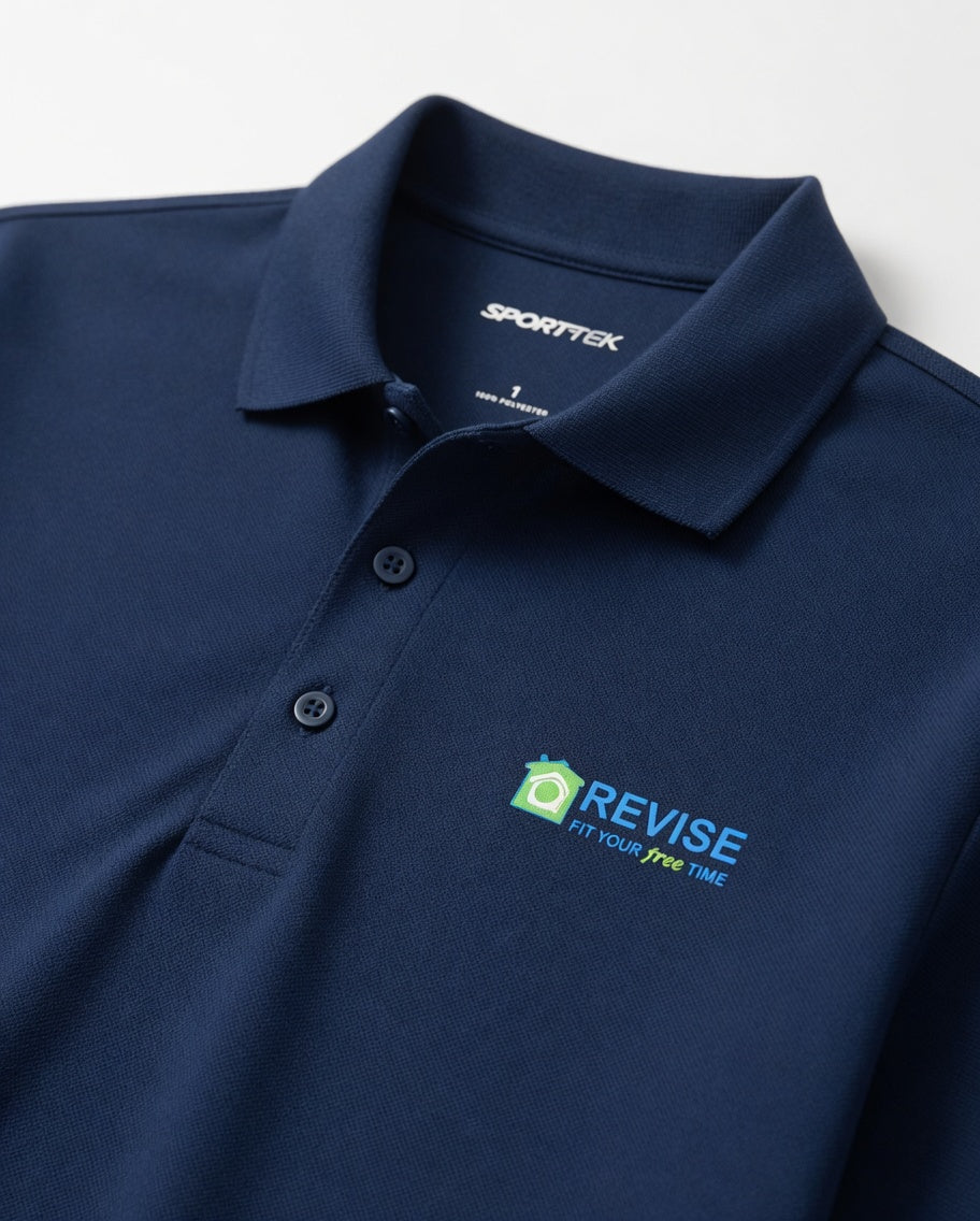 Men's Navy Blue Performance Polo