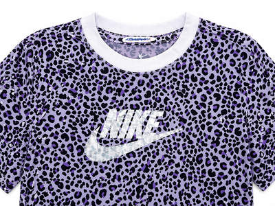 Nike Girls Leopard Tee, Age 4-5