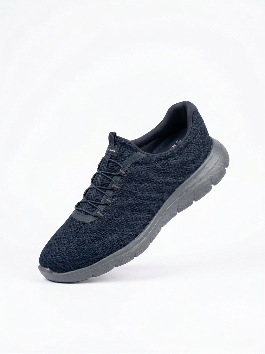Skechers Black Bungee Slip-On Sneakers