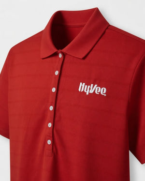 Hy-Vee Men's Red Performance Polo