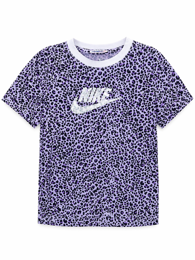 Nike Girls Leopard Tee, Age 4-5