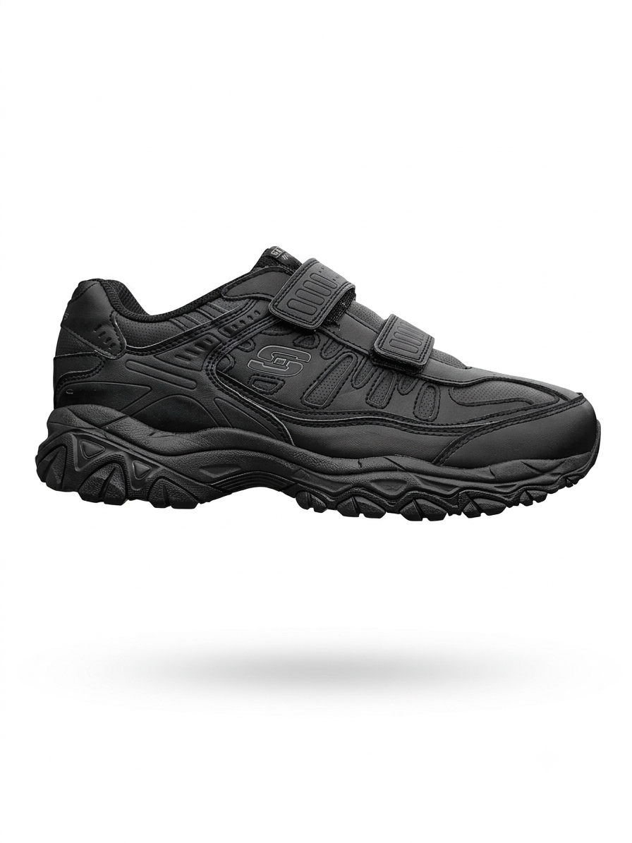 Skechers Black Velcro Sneakers